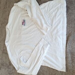 Vineyard Vines hockey pond whale logo long tee